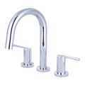 Olympia Faucets Two Handle Roman Tub Trim Set, Widespread, Polished Chrome, Spout Reach: 8" P-1171T